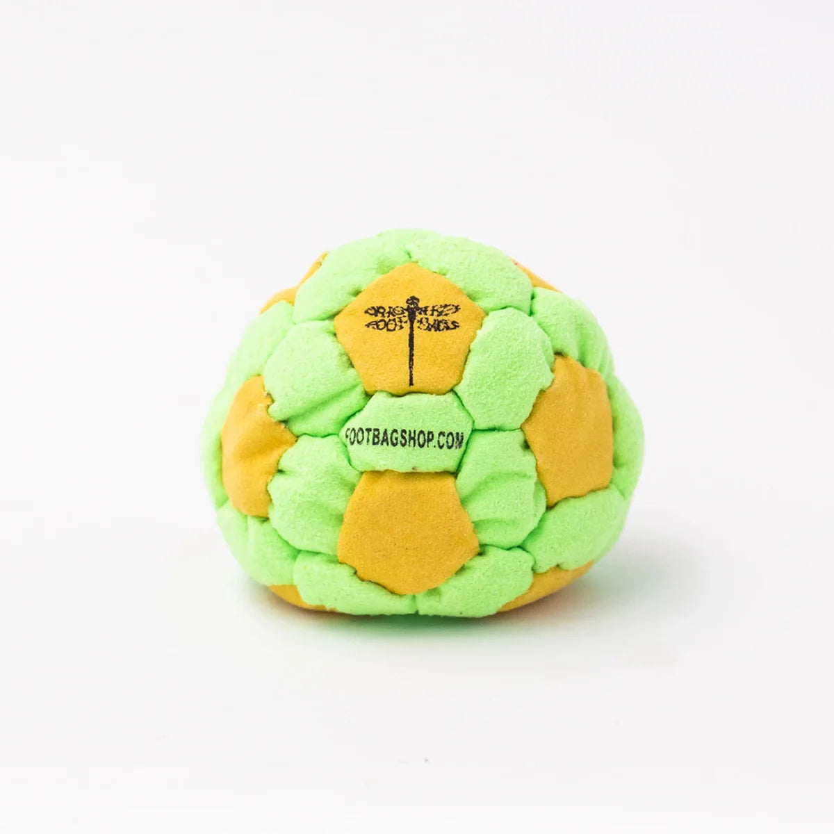 Hitchhiker 42-Panel Sand-Filled Footbag - Durable Handmade Hacky Sack for Indoor and Outdoor Play, Ideal for All Ages, Mid-Weight Fidget Tool